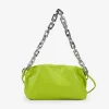 Bosanova Sacs Porté Épaule | Petits Sacs | Sac pochette citron vert avec chaîne