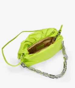 Bosanova Sacs Porté Épaule | Petits Sacs | Sac pochette citron vert avec chaîne