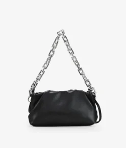 Bosanova Sacs Porté Épaule | Petits Sacs | Sac pochette noir avec chaîne