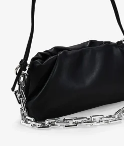 Bosanova Sacs Porté Épaule | Petits Sacs | Sac pochette noir avec chaîne