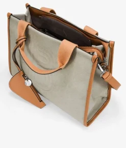 Bosanova Sacs À Bandoulière | Sacs Shopper | Sac rectangulaire beige avec fermeture éclair