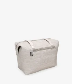 Bosanova Sacs Shopper | Sacs Raphia Et Crochet | Sac shopping taupe avec fermeture éclair