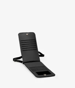 Bosanova Sacs À Bandoulière | Sac Minaudières | Sacoche mobile noire avec portefeuille