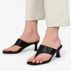 Bosanova Sandales À Talons | Chaussures De Fête | Sandales à bout noir avec talon