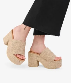 Bosanova Sandales Spartiates | Sandales À Talons | Sandales à plateforme en sparte avec talon