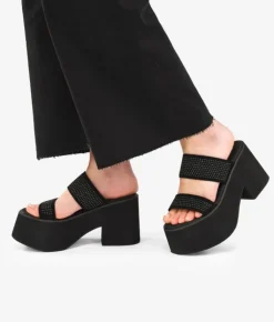 Bosanova Sandales À Talons | Sandales à plateforme noires