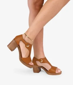 Bosanova Sandales À Talons | Sandales à talons en cuir