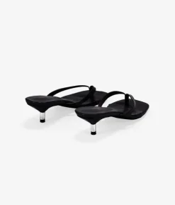 Bosanova Sandales À Talons | Sandales à talons noires avec bride arrière