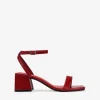 Bosanova Sandales À Talons | Chaussures De Fête | Sandales à talons rouges avec boucle