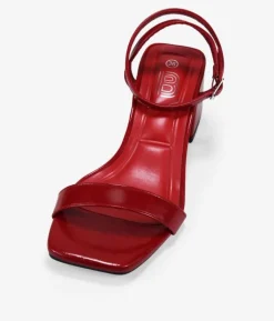 Bosanova Sandales À Talons | Chaussures De Fête | Sandales à talons rouges avec boucle