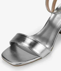 Bosanova Sandales À Talons | Chaussures De Fête | Sandales argentées à talon