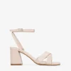 Bosanova Sandales À Talons | Chaussures De Fête | Sandales beiges à talon large