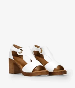 Bosanova Sandales À Talons | Sandales blanches à talons