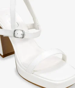 Bosanova Sandales À Talons | Chaussures De Fête | Sandales blanches à talons
