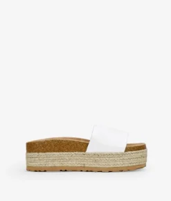 Bosanova Sandales Spartiates | Sandales Plateformes | Sandales blanches avec sparte