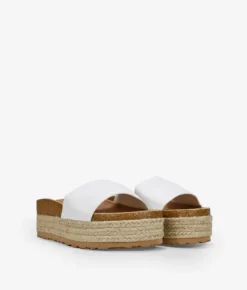Bosanova Sandales Spartiates | Sandales Plateformes | Sandales blanches avec sparte