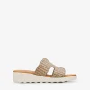 Bosanova Sandales Compensées | Chaussures En Cuir | Sandales compensées en cuir marron