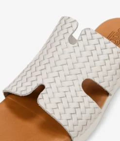 Bosanova Sandales Compensées | Chaussures En Cuir | Sandales compensées en cuir gris