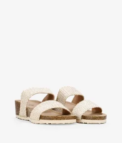 Bosanova Sandales Compensées | Sandales compensées en liège beige