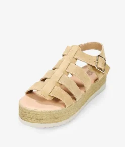 Bosanova Sandales Spartiates | Sandales Plateformes | Sandales crabe en cuir marron