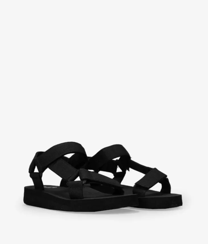 Bosanova Tongs | Sandales Plates | Sandales de sport noires