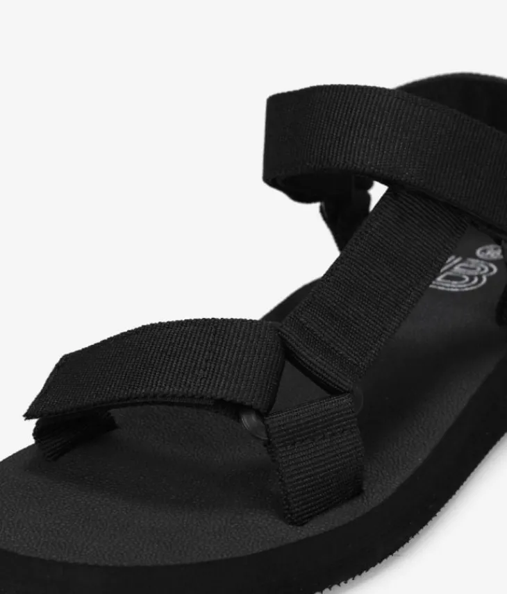 Bosanova Tongs | Sandales Plates | Sandales de sport noires