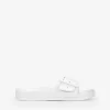 Bosanova Tongs | Sandales Plates | Sandales en caoutchouc blanc avec boucle