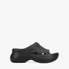 Bosanova Tongs | Sandales Plateformes | Sandales en caoutchouc noir