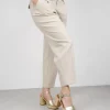 Bosanova Sandales Spartiates | Sandales À Talons | Sandales en cuir doré avec talon effet raphia