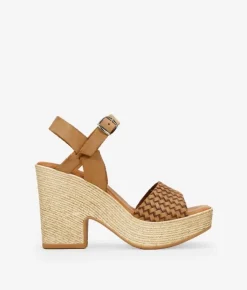 Bosanova Sandales À Talons | Chaussures En Cuir | Sandales en cuir marron à talon