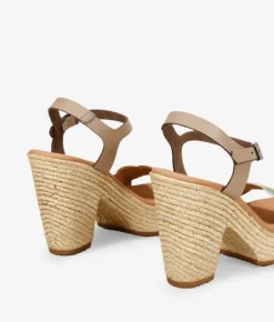 Bosanova Sandales À Talons | Chaussures En Cuir | Sandales en cuir marron à talon
