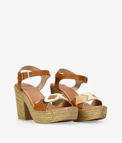 Bosanova Sandales À Talons | Sandales marron à talon