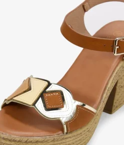 Bosanova Sandales À Talons | Sandales marron à talon