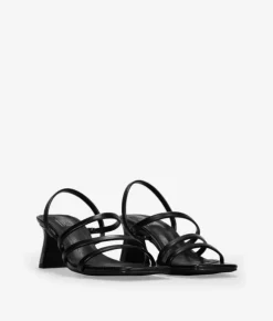 Bosanova Sandales À Talons | Chaussures De Fête | Sandales noires à talon