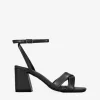 Bosanova Sandales À Talons | Chaussures De Fête | Sandales noires à talon large