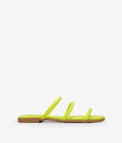 Bosanova Sandales Plates | Sandales plates citron vert