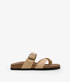Bosanova Sandales Plates | Sandales plates marron