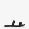 Bosanova Sandales Plates | Sandales plates noires
