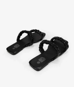 Bosanova Sandales Plates | Sandales plates noires