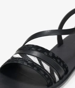 Bosanova Sandales Plates | Sandales plates noires