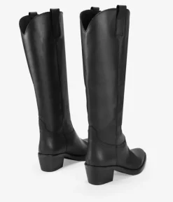 Bosanova Bottes Cowboy | Bottes Hautes | Santiags en cuir noir