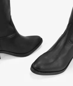 Bosanova Bottes Cowboy | Bottes Hautes | Santiags en cuir noir