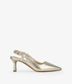 Bosanova Chaussures De Fête | Chaussures Et Mocassins | Talons hauts dorés avec fermeture à boucle