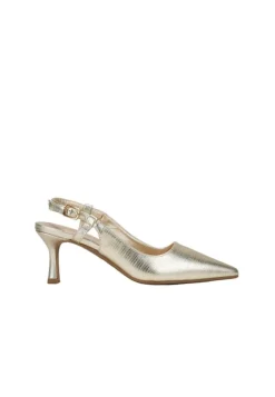 Bosanova Chaussures De Fête | Chaussures Et Mocassins | Talons hauts dorés avec fermeture à boucle