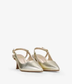 Bosanova Chaussures De Fête | Chaussures Et Mocassins | Talons hauts dorés avec fermeture à boucle