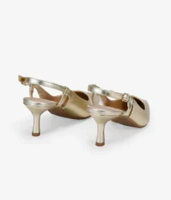 Bosanova Chaussures De Fête | Chaussures Et Mocassins | Talons hauts dorés avec fermeture à boucle